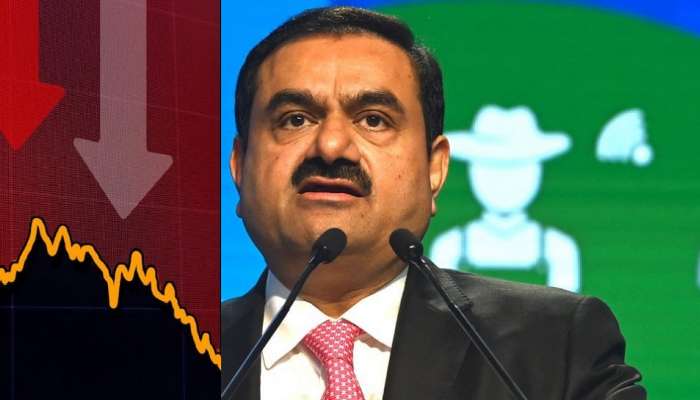 Adani Group Share Price: कट्यार काळजात घुसली! अदानींचे शेअर्स पुन्हा गडगडले; काही तासांत 4,55,46,32,50,000 पाण्यात...