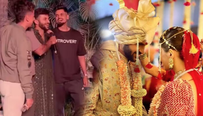 Shardul Thakur Marriage: शार्दुलच्या लग्नात सवंगड्यांचा कल्ला, &#039;या&#039; खेळाडूनं दाखवलं टॅलेंट; Video आला समोर!
