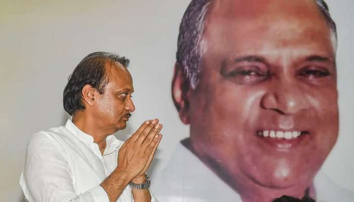 Ajit Pawar Black and White: 