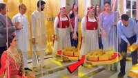 दुबईमधील लग्नात नवरीची सोन्याच्या विटांनी तुला! Viral झाला Video; नंतर समोर आलं सत्य