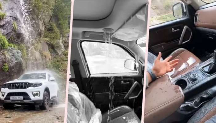 Viral Video: धबधब्याखाली Scorpio गळतानाच्या व्हिडीओला Mahindra कडून भन्नाट उत्तर, त्याच धबधब्याखाली गेले अन्...