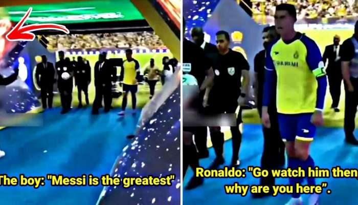 Cristiano Ronaldo Gets Angry: मेस्सीचं नाव ऐकताच रोनाल्डो संतापला, VIDEO सोशल मीडियावर व्हायरल