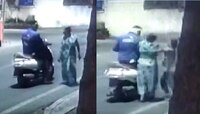 आजीच्या मदतीला धावली, 10 वर्षांची मुलगी सोनसाखळी चोराला भिडली... Video व्हायरल