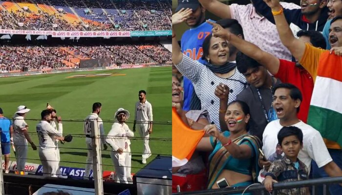 Mohammed Shami Video : शमी मैदानात उतरताच प्रेक्षकांचा गदारोळ; लगावले जय श्रीरामचे नारे