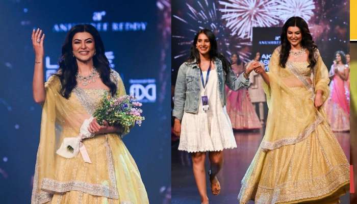 मृत्यूच्या दारातून परतलेल्या Sushmita Sen च्या रॅम्प वॉकनं जिंकली चाहत्यांची मनं!