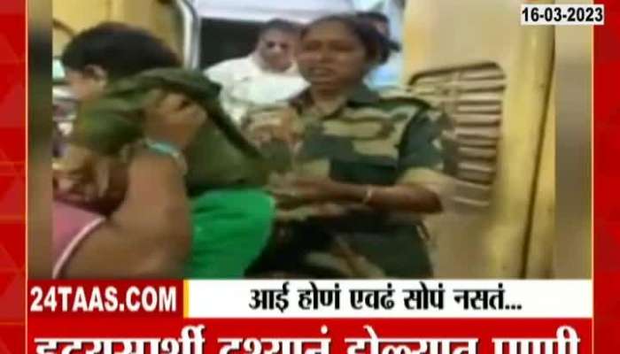 Kolhapur Mother of 10 month old went on border as army solider