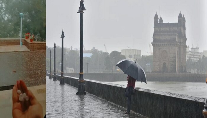 Mumbai Rain : मुंबईत आवकाळी पावसाची हजेरी, दुपारचं तापमान कमी होता होईना 
