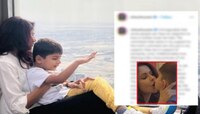 मुलाला Lip Kiss केल्यामुळे अभिनेत्री ट्रोल, आणखी फोटो शेअर करत म्हणाली...