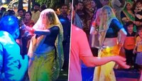 वहिनी आणि दिराचा हा डान्स इंटरनेटवर लावतोय आग, नेटकऱ्यांना झाली सपना चौधरीची आठवण...