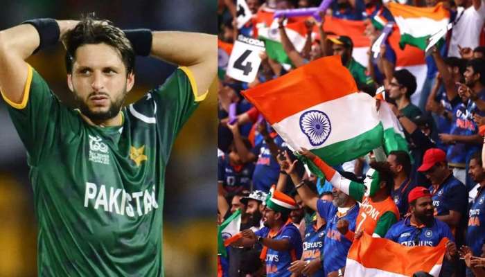 Shahid Afridi: शाहिद आफ्रिदीच्या या कृत्याने वेधलं जगाचं लक्ष, आधी तिरंगा हातात घेतला अन् नंतर...