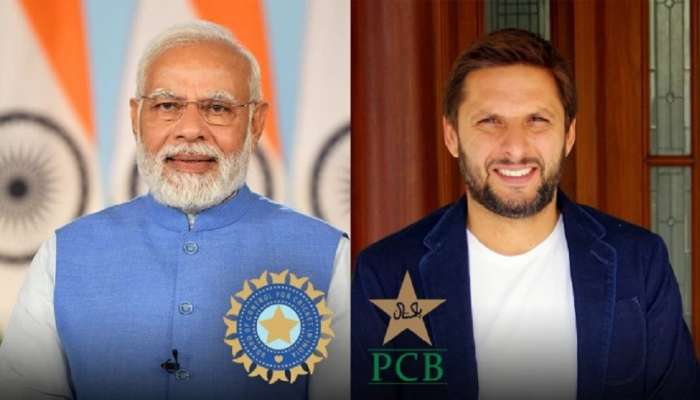 India v Pakistan : &quot;मी मोदींना विनंती करणार आहे की...&quot;; शाहिद आफ्रिदीचं मोठं विधान