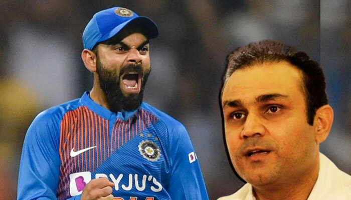 Virender Sehwag: &quot;तिहेरी शतक हुकल्यानंतर जेवढा मला राग आला नाही तेवढा...&quot;, जेव्हा सेहवागने Virat Kohli ला झाप झाप झापलं!