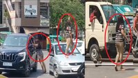 Viral Video : भररस्त्यात तरुणीचा हाय वोल्टेज ड्रामा