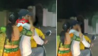 मुलासमोर बेभान नवरा बायकोने भररस्त्यात सोडल्या मर्यादा! 'त्या' कृत्यामुळे...