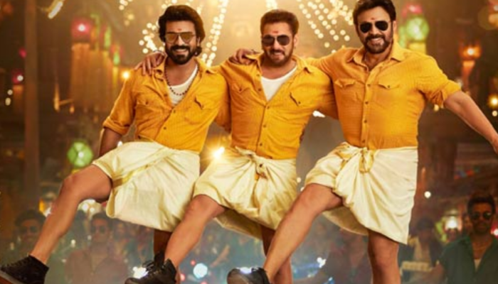 Salman Khan: लुंगीवर सदरा अन् डोळ्यांवर गॉगल, सल्लू भाई Ram Charan सह थिरकला; पाहा Video
