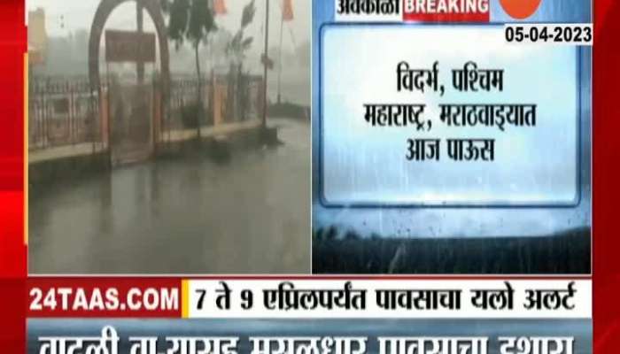 Warning of heavy rains with stormy winds again in the state in summer