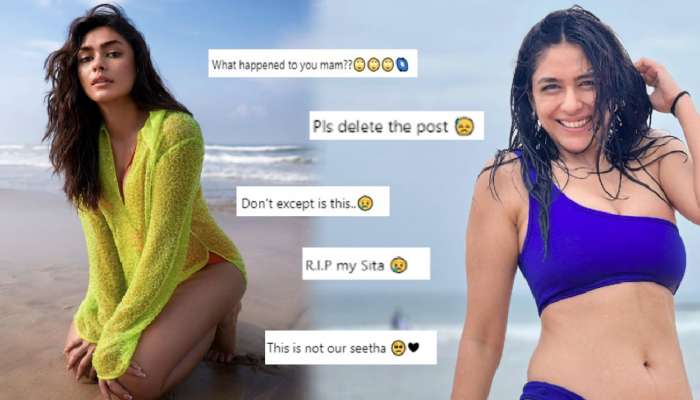 Mrunal Thakur Bikini Photos: ही तीच सीता आहे का? अभिनेत्रीचे Bikini Photos पाहून चाहते खवळले