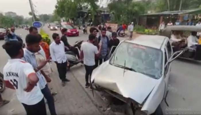 Accident :  अंबरनाथमध्ये भीषण अपघात; कारची अवस्था पाहूनच अंगावर काटा येईल