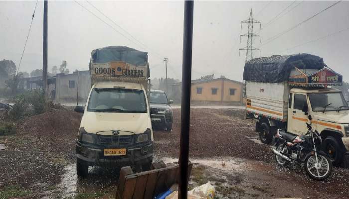 Pune Rain : पुणे जिल्ह्यात तुफान गारपीट; राज्याला अवकाळी पावसानं झोडपलं 