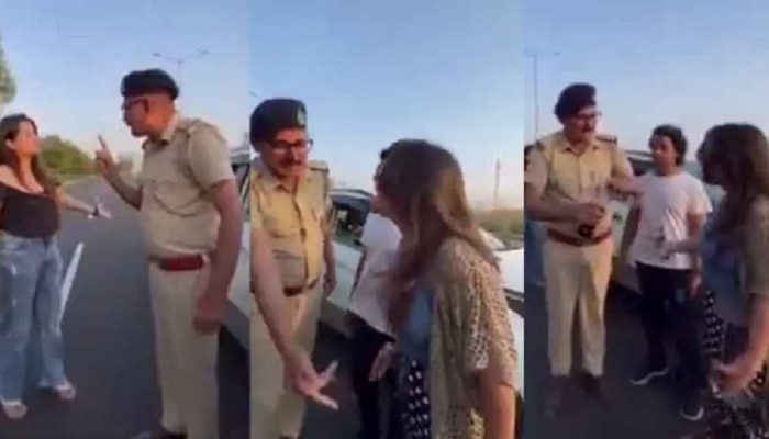 Viral Video : कोल्ड्रिंक्समधून मद्यपान करणाऱ्या तरुणींना पोलिसांनी पकडलं; ती म्हणाली, आईशी बोला नाही तर...