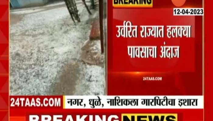 Weather Hail Warning next four days in Maharashtra