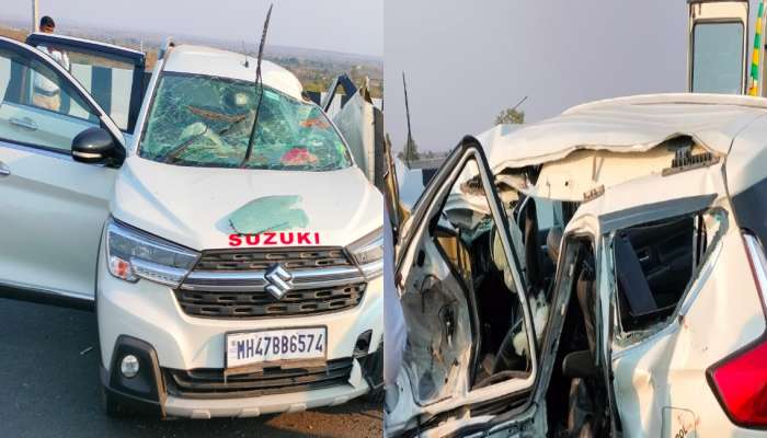 Samruddhi Highway : गाडीचं टायर फुटला अन् होत्याचं नव्हतं झालं... ठाकरे गटाच्या पदाधिकाऱ्याचा दुर्दैवी मृत्यू