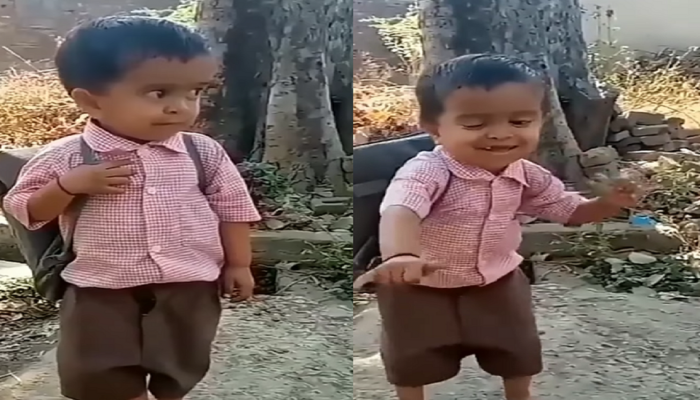 Viral Video : 'मला बाई दारुड्या भेटलाय नवरा...'; गाण्यावर चिमुकल्याचा डान्स पाहिला का?