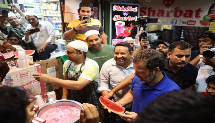 दावत-ए-इश्क! Rahul Gandhi चक्क Street Food खाण्यासाठी पोहोचले आणि... 