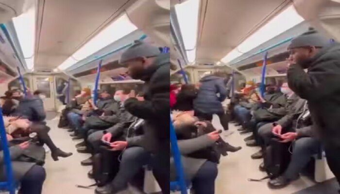 Viral Video : खचाखच भरलेल्या मेट्रोमध्ये सीट मिळवण्यासाठी &#039;त्या&#039; तरुणीने लढवली शक्कल, व्हिडीओ पाहून व्हाल अवाक्