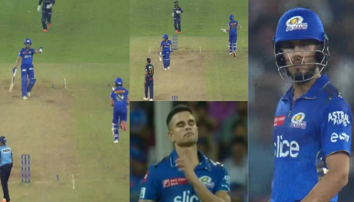 Arjun Tendulkar : चूक नसतानाही लाईव्ह सामन्यात अर्जुनवर संतापला वढेरा; VIDEO व्हायरल