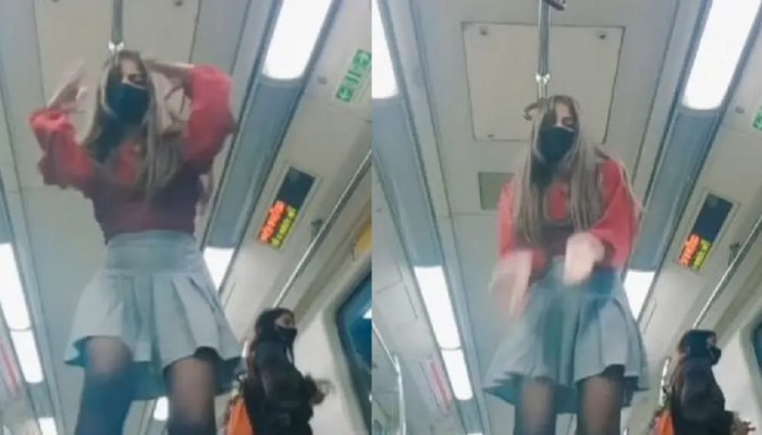 Delhi Metro मधील एका तरुणीचा Video Viral, इंटरनेटवर संताप