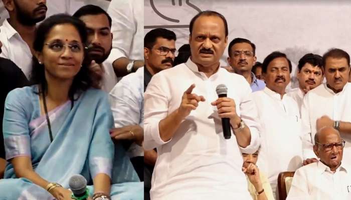 सुप्रिया तू बोलू नको! अजित पवारांनी शरद पवारांसमोरच सांगितलं; गोंधळ होताच म्हणाले 