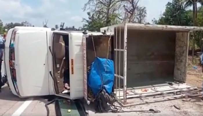 Accident : मुंबई गोवा महामार्गावर भीषण अपघात; लग्न मंडपाऐवजी वऱ्हाडी पोहचले रुग्णालयात