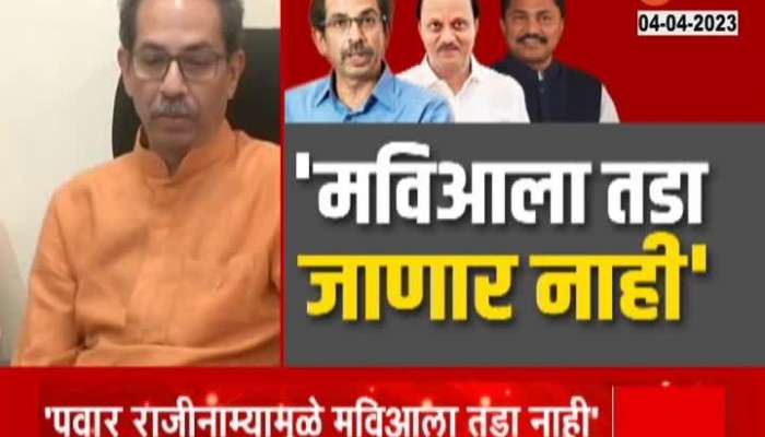 Pawar's resignation will not crack the Mahavikas Aghadi Uddhav Thackeray
