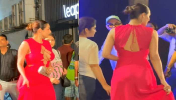 फ्रंट कट गाऊन घातल्यानं Malaika Arora ट्रोल; नेटकरी म्हणाले, ''उर्फीची आंटी आली''