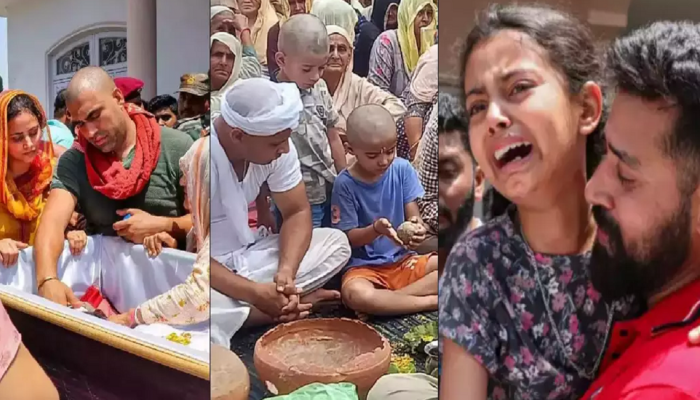 Rajouri Encounter : 'पप्पा प्लीज परत या', शहीद जवानाच्या मुलीचा टाहो, पत्नीचा आक्रोश पाहून पाणावतील डोळे
