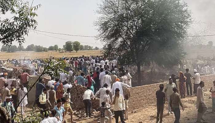राजस्थानमध्ये हवाई दलाचं MIG-21 विमान थेट घरावर कोसळलं, 4 जण जागीच ठार
