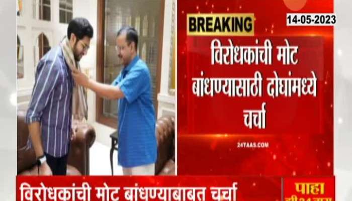 Aditya Thackeray met Chief Minister Arvind Kejriwal