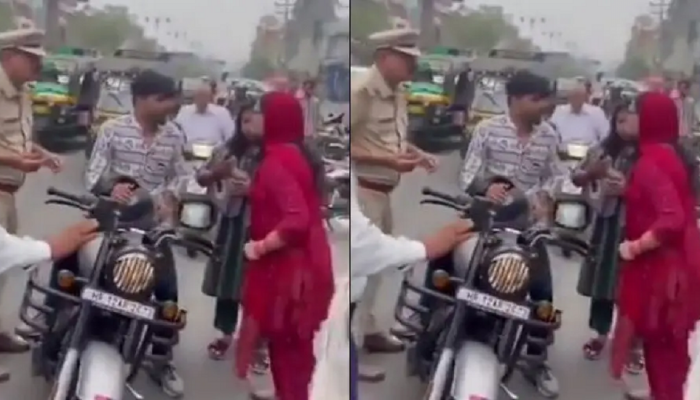 Video : भररस्त्यात लेक आणि सुनेला सासूने चोपलं, कारण ऐकून तुम्हाला बसेल धक्का...