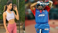 'इशारों इशारों मे', पृथ्वी शॉच्या क्यूट Rumoured गर्लफ्रेंडनं भर मैदानात.... 