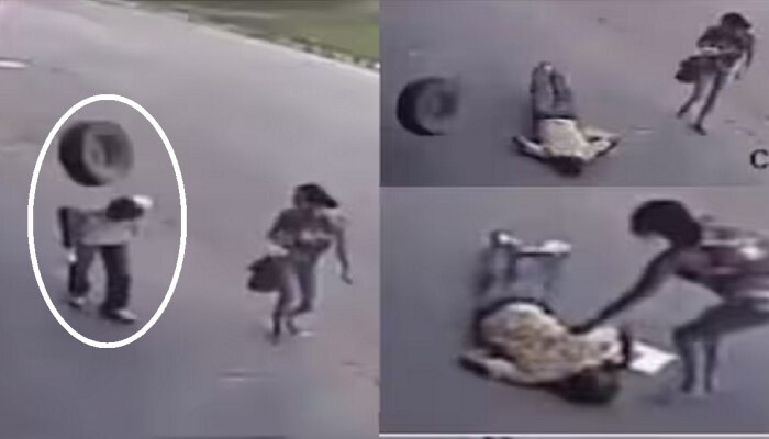 Viral : रस्त्यावरून चालताना यमराजाने गाठलं, श्वास रोखणारा Video 