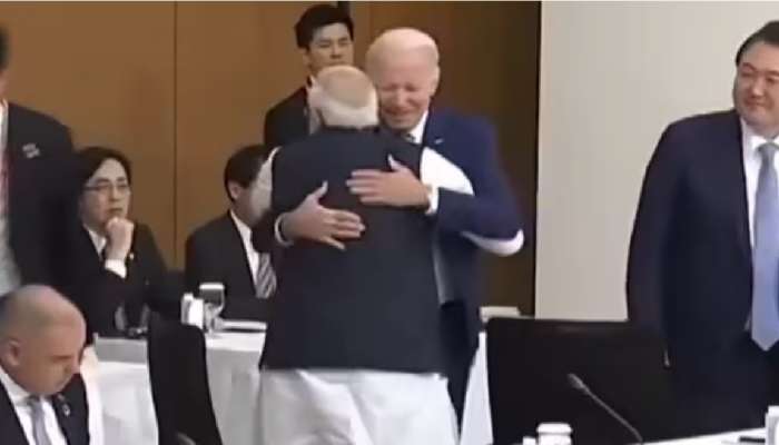अमेरिकेचे राष्ट्राध्यक्ष ज्यो बायडेन स्वत: PM मोदींकडे चालत आले आणि....  G-7 बैठकीतील व्हिडिओ व्हायरल