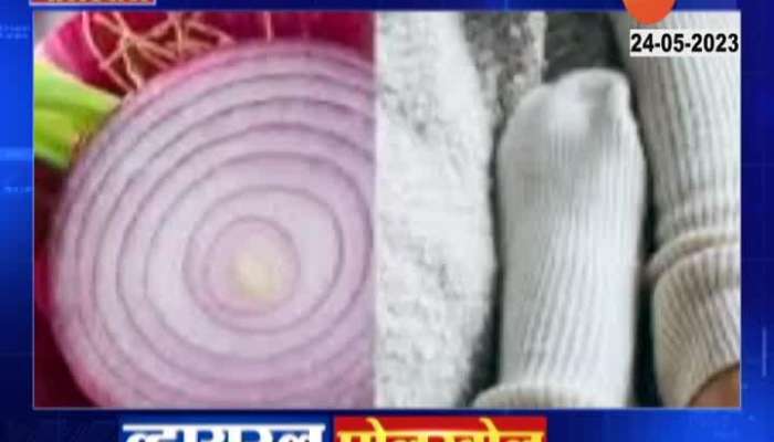 Sleeping with onion in socks cures fever and cold