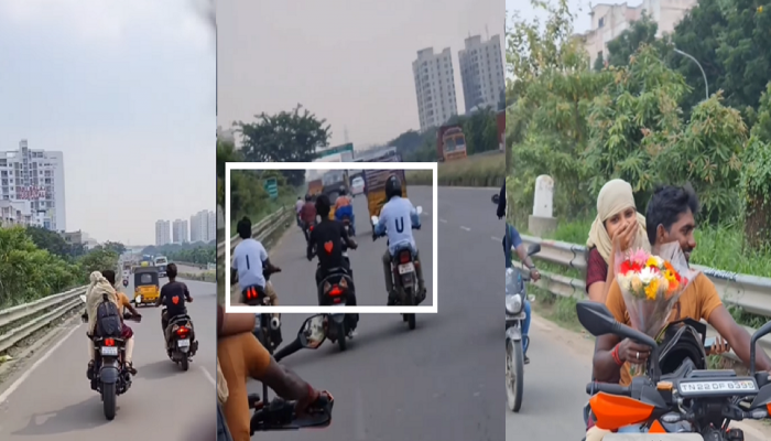 Viral Video : ''असं प्रोपोज करशील तर कुणी कसं नाही बोलणार'', प्रेयसीसाठी त्यांची भन्नाट कल्पना 