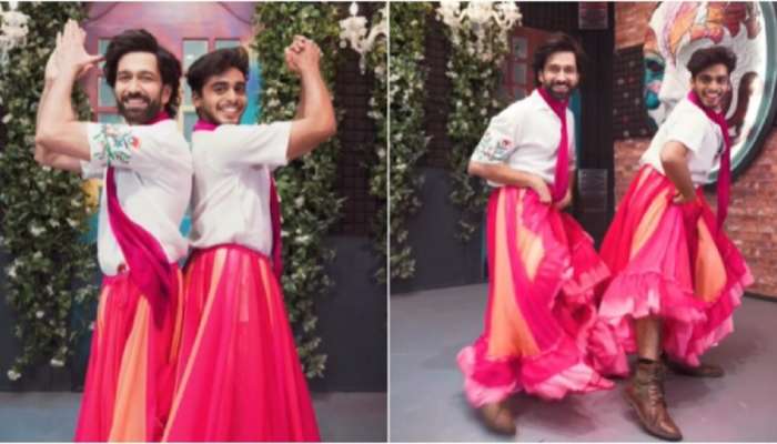 गुलाबी स्कर्टमध्ये हँडसम अभिनेत्याचा डान्स; Video Viral