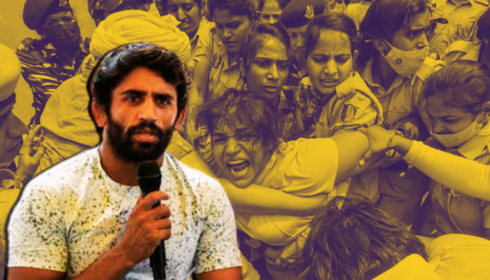 Wrestlers Protest : 'शप्पथ घेऊन सांगतो, माझ्या छातीवर...', माजी DGP समोर बजरंग पुनियाने थोपटले दंड!