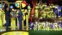 ...म्हणून IPL चा चषक तिघांनी स्वीकारला! 'हे' 3 फोटो Dhoni बद्दल बरंच काही सांगतात