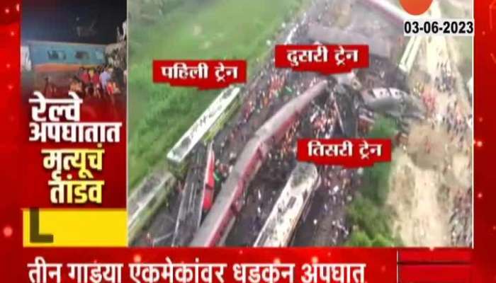 DyCM Devendra Fadnavis And Railway Minsiter Ashwini Vaishnav On odisha train accident