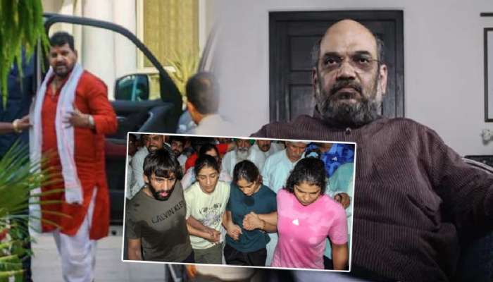 बृजभूषण सिंह यांच्याविरोधात कठोर कारवाई? अमित शाहांच्या बंगल्यावर रात्री 11 वाजता कुस्तीपटूंबरोबर बैठक