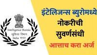 IB Recruitment 2023: इंटेलिजन्स ब्युरोमध्ये नोकरीची सुवर्णसंधी, आत्ताच करा अर्ज;